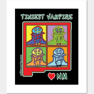 Tiniest Vampire Loves New Mexico (NM) Posters and Art